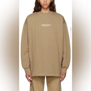 <Fear of god> Essential oversized sweater shirts
